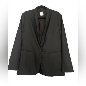 Gap Black One Button Blazer Size 14